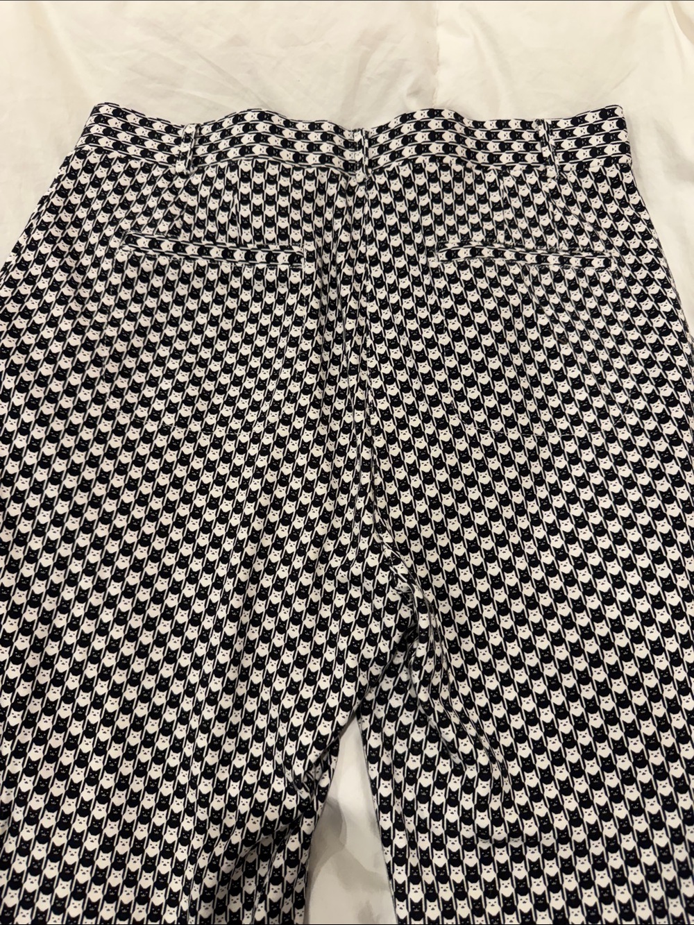 Betabrand Black & White Houndstooth CAT pants - Picture 4 of 4